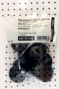 Kit de fixation assemblage Aile avant pour RENAULT KANGOO II  phase 1 - 2 depuis 2008 (Tous modèles), Neuf