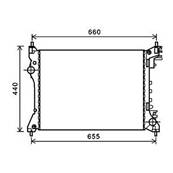 Radiateur de refroidissement moteur pour ALFA ROMEO MITO 2008-2016, OEM: 50512102, Neuf