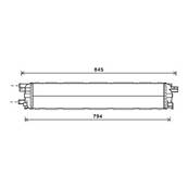 Radiateur de refroidissement moteur pour AUDI A4 IV ph.2 2012-2015, OEM: 4G0145804, Neuf
