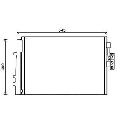 Condenseur de Climatisation pour BMW X3 F25 2010-2015, OEM: 64539216144, Neuf