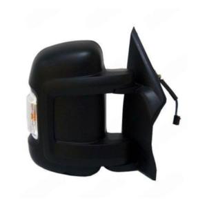 Rétroviseur droit pour FIAT DUCATO III phase 2 2014-2023, électrique, noir, chauffant, avec feu (16W), avec BLIS, bras court, convexe, 10 PIN, Neuf