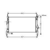 Radiateur de refroidissement moteur pour FORD TRANSIT Mk7 2006-2014, OEM: 1383317, Neuf