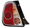 Feu arrire gauche pour FIAT 500 phase 1, 2007-2015, contour noir, Neuf
