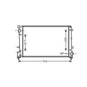 Radiateur de refroidissement moteur pour FIAT 500 ph.1 2007-2015, OEM: 51835027, Neuf