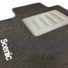 Kit 5 Tapis de sol Auto pour RENAULT SCENIC de 2009 à 2016, avec sigle SCENIC, avec CLIPS, Neuf