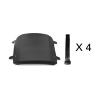 Pare-boue d'aile supérieure pour IVECO EUROTECH 1992-2002, avec kit courroie en caoutchouc 200.00500, Neuf
