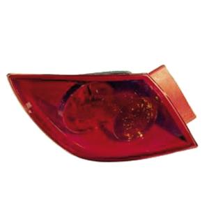 Feu arrière extérieur gauche pour MAZDA 3 I 2003-2009, Mod. 5 portes, rouge, neuf