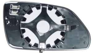 Miroir Glace rétroviseur gauche pour VOLKSWAGEN POLO IV, 2005-2009 phase 2, dégivrant, à clipser