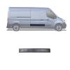 Moulure baguette centrale sur porte latérale droite pour RENAULT MASTER III phase 2, 2014-2019, châssis moyen/long, Noire 146.5 cm, Neuve