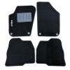Kit 4 Tapis de sol Auto pour VOLKSWAGEN POLO 2001-2009, avec sigle POLO, avec CLIPS ovale, Neuf