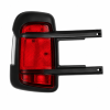 Coque gauche pour FIAT DUCATO II 2006-2023, noire, mod. bras long, Neuve