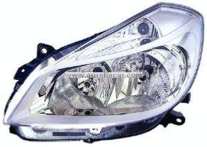 OCCASION - Phare Optique avant gauche pour RENAULT CLIO 3 phase 1 Chrome H7+H7 de 2005 à 2009
