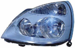 OCCASION - Phare Optique avant gauche pour RENAULT CLIO II phase 3, 2004-2009, H7+H1, fond gris
