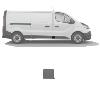 Moulure bouchon sur montant latérale centrale droite pour RENAULT TRAFIC III phase 1 2014-2019, Neuve à peindre