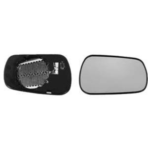 Miroir Glace rétroviseur droit pour FORD FIESTA V phase 1, 2002-2005, (rond), dégivrant, à clipser