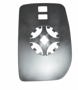 Miroir Glace rétroviseur droit pour FORD TRANSIT Mk7, 2006-2014 verre supérieur dégivrant à clipser