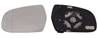 Miroir Glace rétroviseur gauche pour AUDI A3 II ph.3 (3 portes) 2010-2012, dégivrant, asphérique