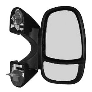 Rétroviseur droit manuel pour RENAULT TRAFIC II phase 2, 2006-2014, noir, Neuf