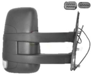 Rétroviseur droit électrique pour IVECO DAILY, 2006-2009, (bras long), Noir, dégivrant, Neuf
