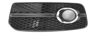 Grille pare chocs avant gauche pour AUDI Q5 I ph. 1 2008-2012, avec antibrouillard, Neuve