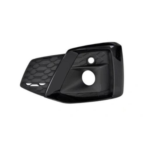 Grille de Pare-chocs gauche pour AUDI A5 II phase 2 depuis 2020, siège antibrouillard, noire brillantes, Mod. S-Line, Neuve