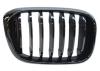 Grille droite pour BMW X2 F39 depuis 2018, noire brillant, Neuve