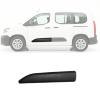 Moulure latérale avant gauche pour PEUGEOT PARTNER III ph.1 2018-2024 , noire, avec clip de montage, Neuve