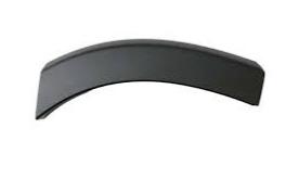 Embout - Tour d''aile arrière gauche pour FIAT PANDA 4X4/NAT. POW. depuis 2013, noir gaufré, Neuf