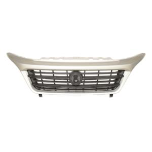 Grille radiateur pour FIAT DUCATO III phase 2 2014-2023, noire, cadre grise, Neuve