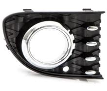 Grille droite de pare-chocs avant pour FIAT 500 depuis 2015, avec cadre et moulure chromée, avec antibrouillard, version "Lounge", Neuve