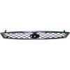 Grille de calandre centrale, supérieure pour FORD FOCUS 1 phase 2, 2001-2004, contour chromé,(Ghia)