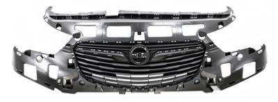 Grille radiateur pour OPEL COMBO V E, depuis 2018, noir, Neuf