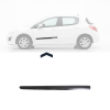Moulure porte avant gauche pour PEUGEOT 308 I phase 1, 2007-2011, noire lisse, Mod. 5 portes, Neuve