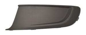 Grille de calandre gauche pour VOLKSWAGEN CADDY III ph.2, 2010-2015, noire, sans siège feu antibrouillard, Neuve