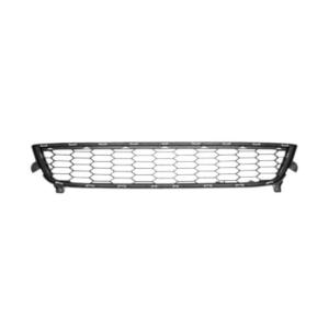 Grille centrale de pare-chocs avant pour DACIA DOKKER STEPWAY depuis 2015, noire, Neuve