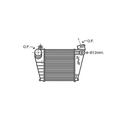 Intercooler pour AUDI A3 I ph.1 1996-2000, OEM: 1J0145803E, Neuf