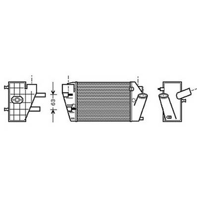 Intercooler pour AUDI A4 II 2000-2004, OEM: 8E0145805E, Neuf