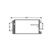 Condenseur de Climatisation pour AUDI A4 III 2004-2007, OEM: 8K0260401S, Neuf