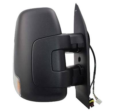 Rétroviseur droit électrique pour IVECO DAILY, depuis 2014, (bras court), Noir, dégivrant, Neuf