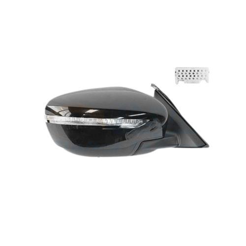 Rétroviseur droit pour NISSAN X-TRAIL 2014-2017, électrique, dégivrant, rabattable électriquement, 13 PIN, avec caméra fonction Blind Spot, Neuf à peindre