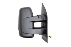 Rétroviseur droite manuel pour IVECO DAILY 2019-2023, convexe Mod. bras court, 2 PIN, noire, Neuve