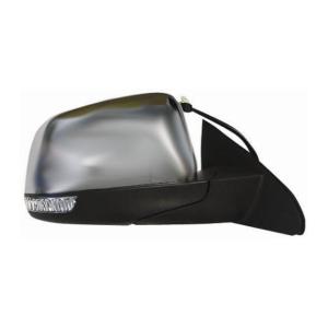 Rétroviseur droit électrique pour JEEP GRAND CHEROKEE 2011-2013, dégivrant, avec clignotant, fonction Blind Spot, coque chromée, neuf.