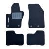 Kit 4 Tapis de sol Auto pour JEEP RENEGADE depuis 2014, avec sigle RENEGADE, moquette noire et CLIPS 18CM, Neuf