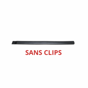 Moulure baguette latérale sur porte avant gauche pour PEUGEOT PARTNER I phase 2, 2002-2008, RANCH, Noire, sans clips, Neuve