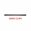 Moulure baguette lat�rale sur porte avant gauche pour PEUGEOT PARTNER I phase 2, 2002-2008, RANCH, Noire, sans clips, Neuve
