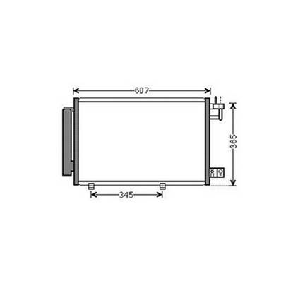 Condenseur de Climatisation pour FORD FIESTA Mk6 ph.1 2008-2012, OEM: 1787029, Neuf