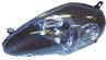 Phare Optique avant gauche pour FIAT GRANDE PUNTO depuis 06/2008, H4, noir, Neuf