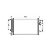 Condenseur de Climatisation pour FIAT MULTIPLA 2004-2010, OEM: 51751451, Neuf