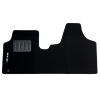 Tapis de sol Auto pour FIAT SCUDO II 2007-2012, avec sigle SCUDO, moquette noire, avec CLIPS, Neuf