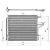 Condenseur de Climatisation pour KIA PICANTO depuis 2017, OEM: 97606G6050, Neuf